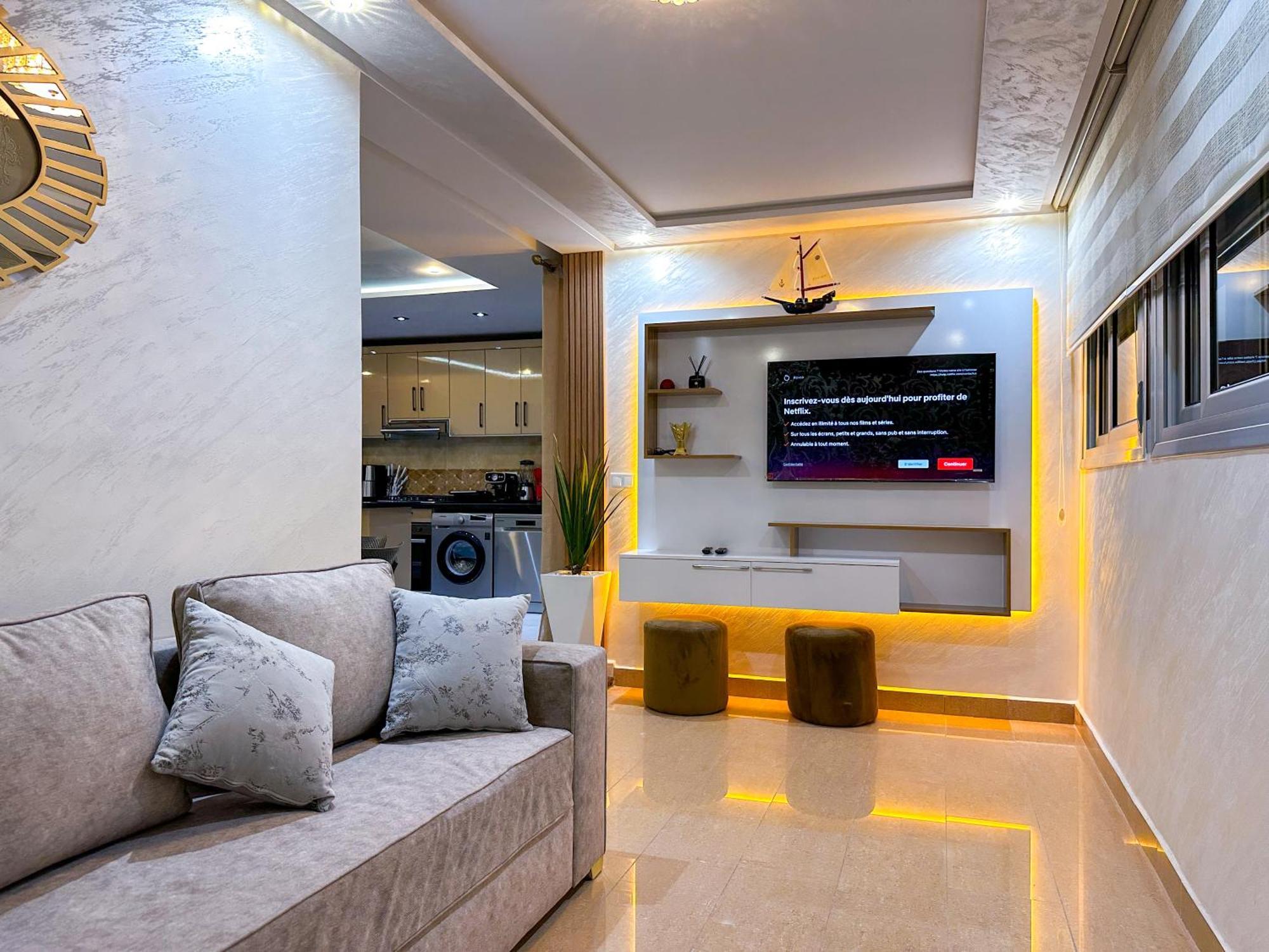 Elite Holiday Home - Luxury & Centric Flat Tanger Luaran gambar